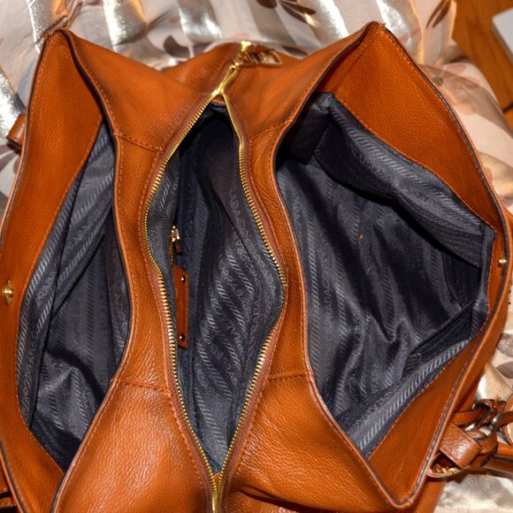 Prada Brown Leather Bag - Picture 2 of 5